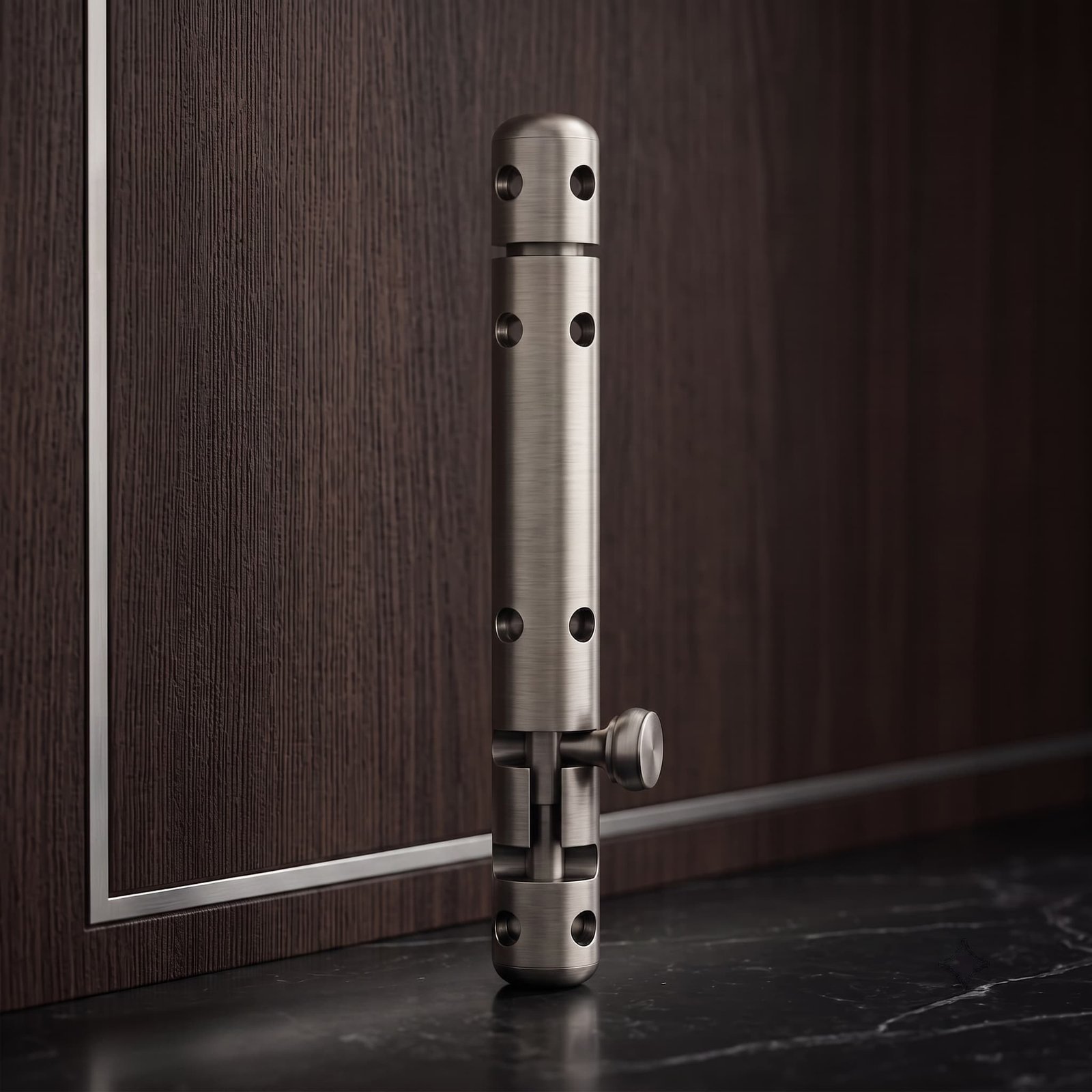 AELEX Solid Extruded Brass Architectural Hinge Detail