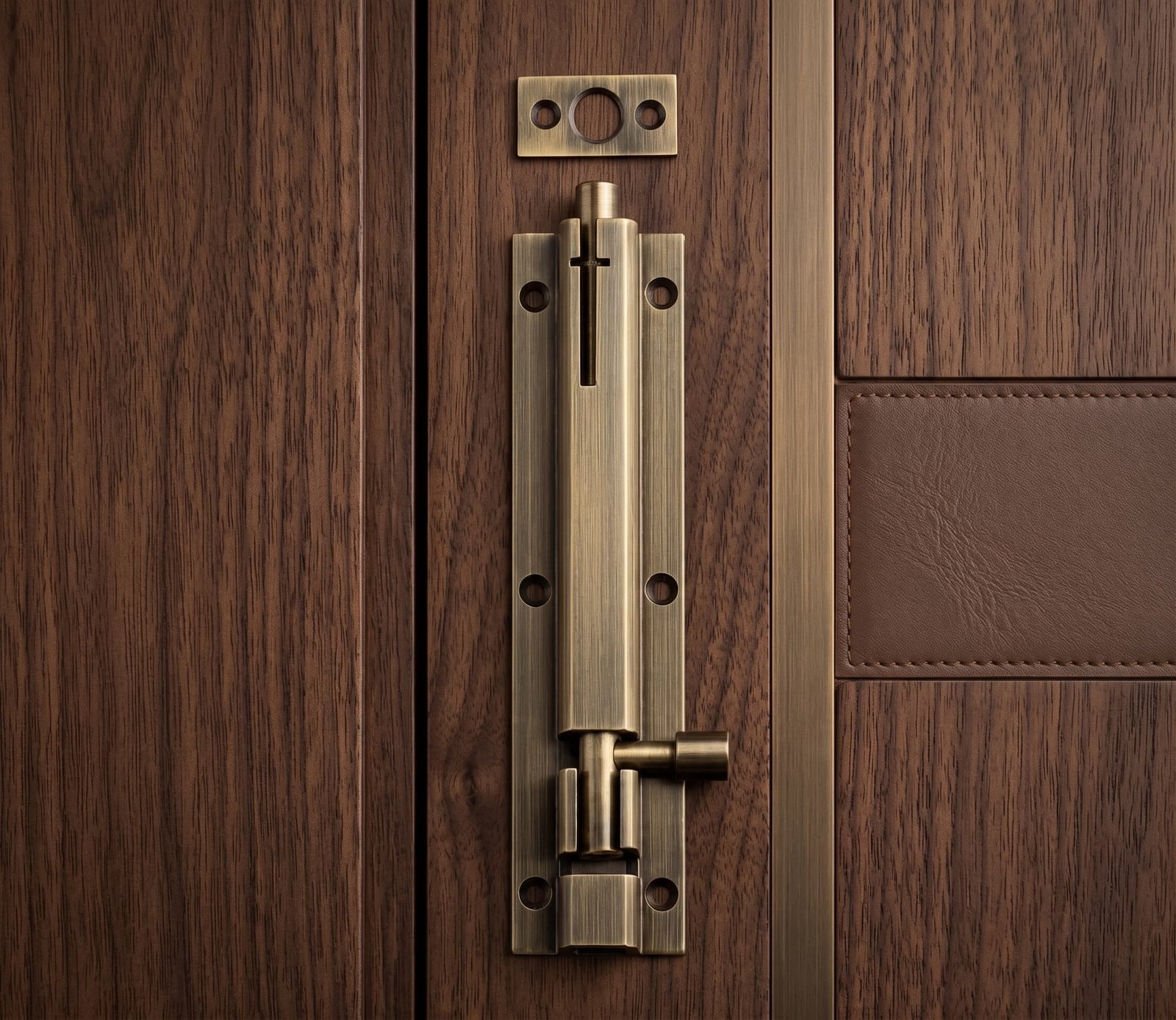 AELEX Solid Brass Security Tower Bolt